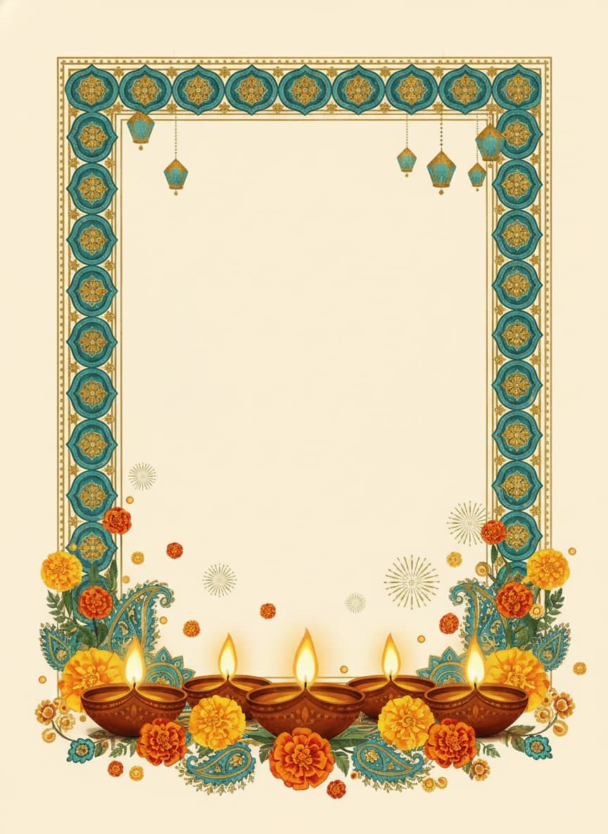 Diwali — Diyas & Rangoli